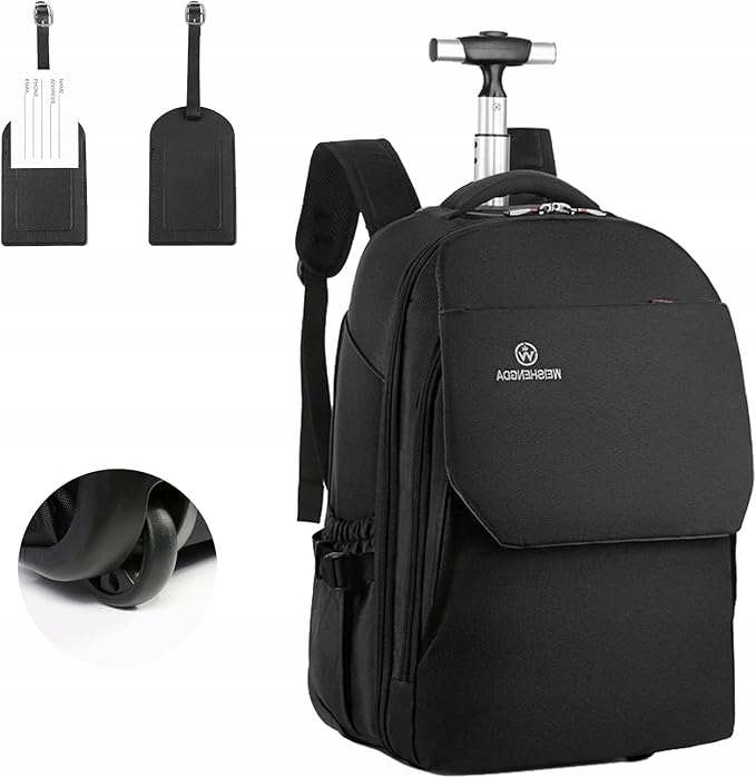 Batoh na kolieskach 2v1 30L Príručná batožina pre notebook 15,6" Vodotesný