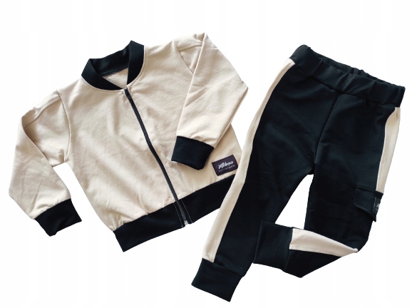 

Dres chłopięcy dual color beż Mikoo Kids 128/134