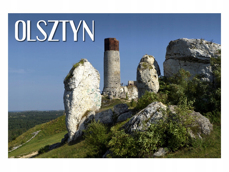 

Olsztyn Ruiny Zamek Jura Magnes na lodówkę