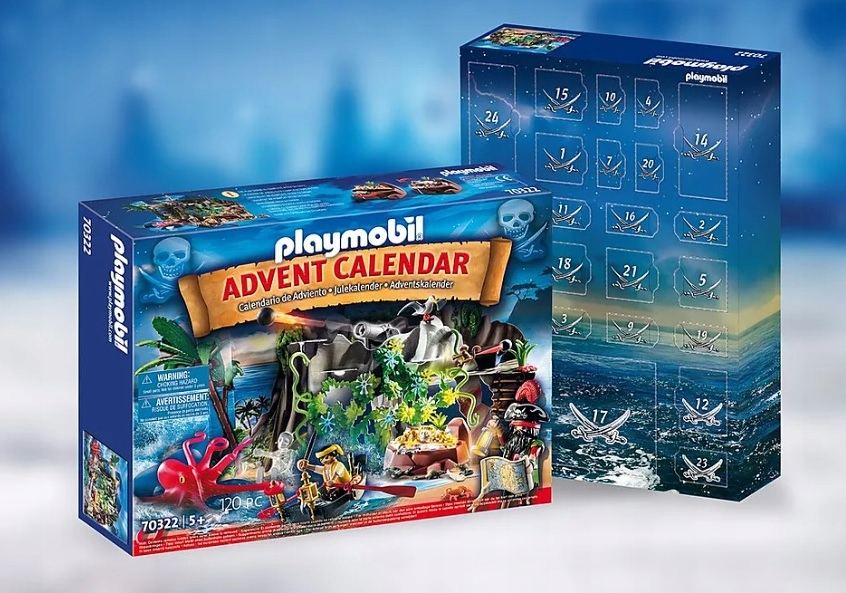 Адвент-календарь Playmobil 70322 Поиски сокровищ в бухте, 120 деталей, от 5 лет — фото 6