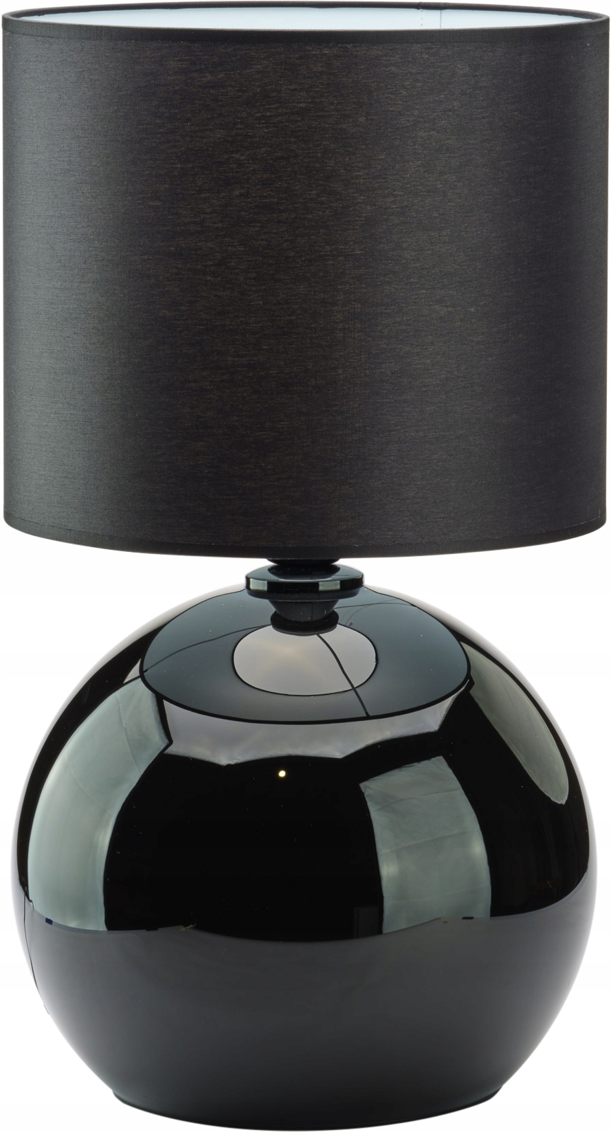 Stolová lampa Palla čierna s tienidlom veľká elegantná glamour