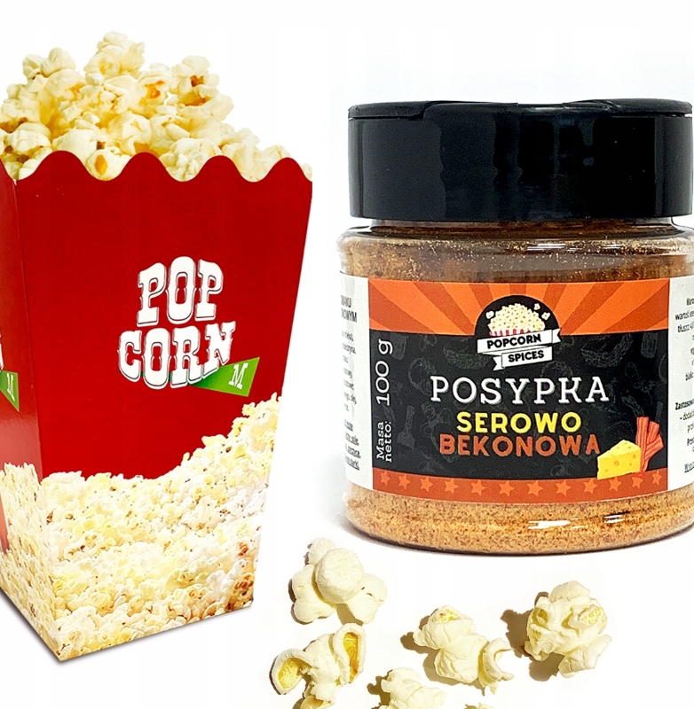 POSYPKA DO POPCORNU SEROWO BEKONOWA 100g PopcornSpices 100 g