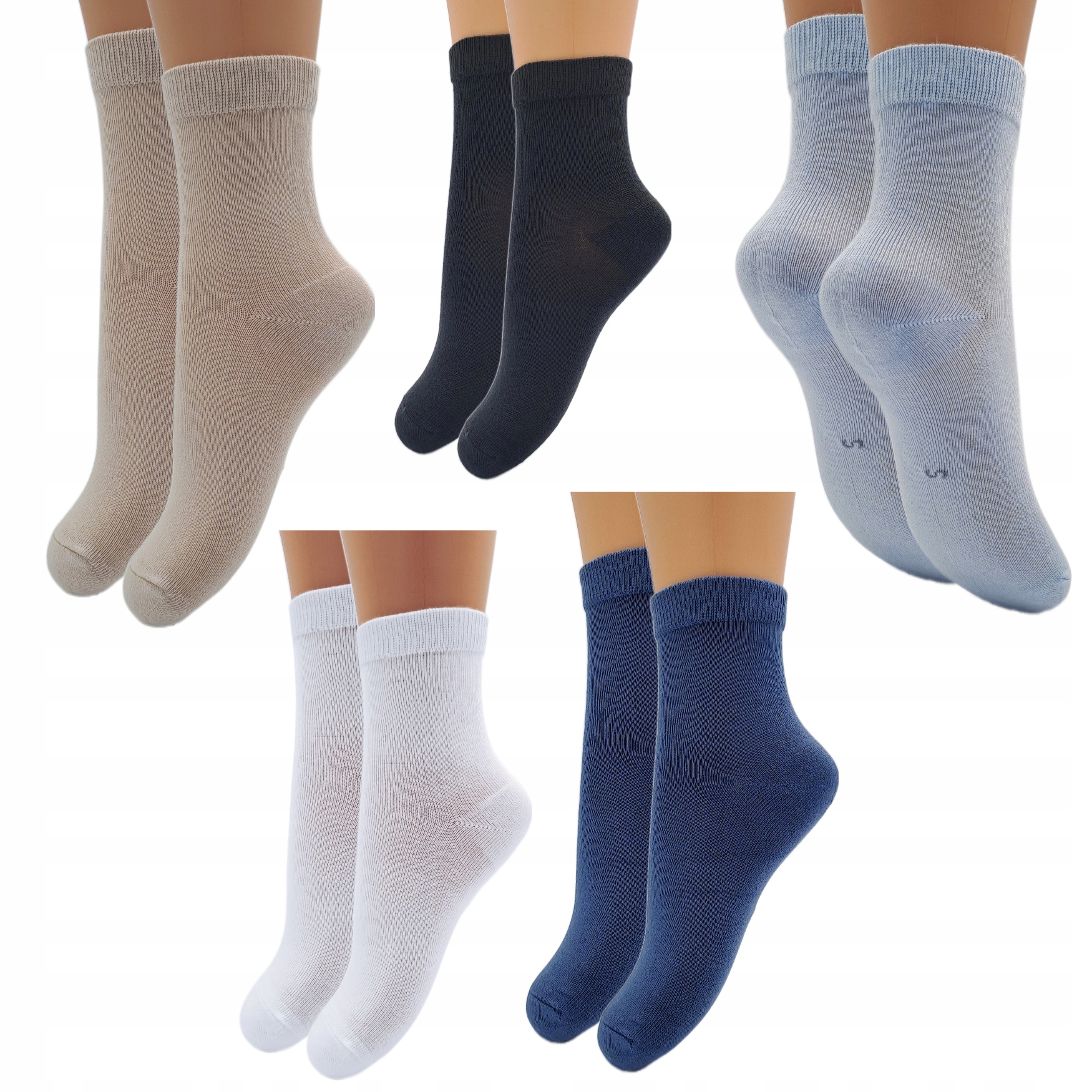 

Skarpetki Dziecięce Bambusowe Chłopięce 5x