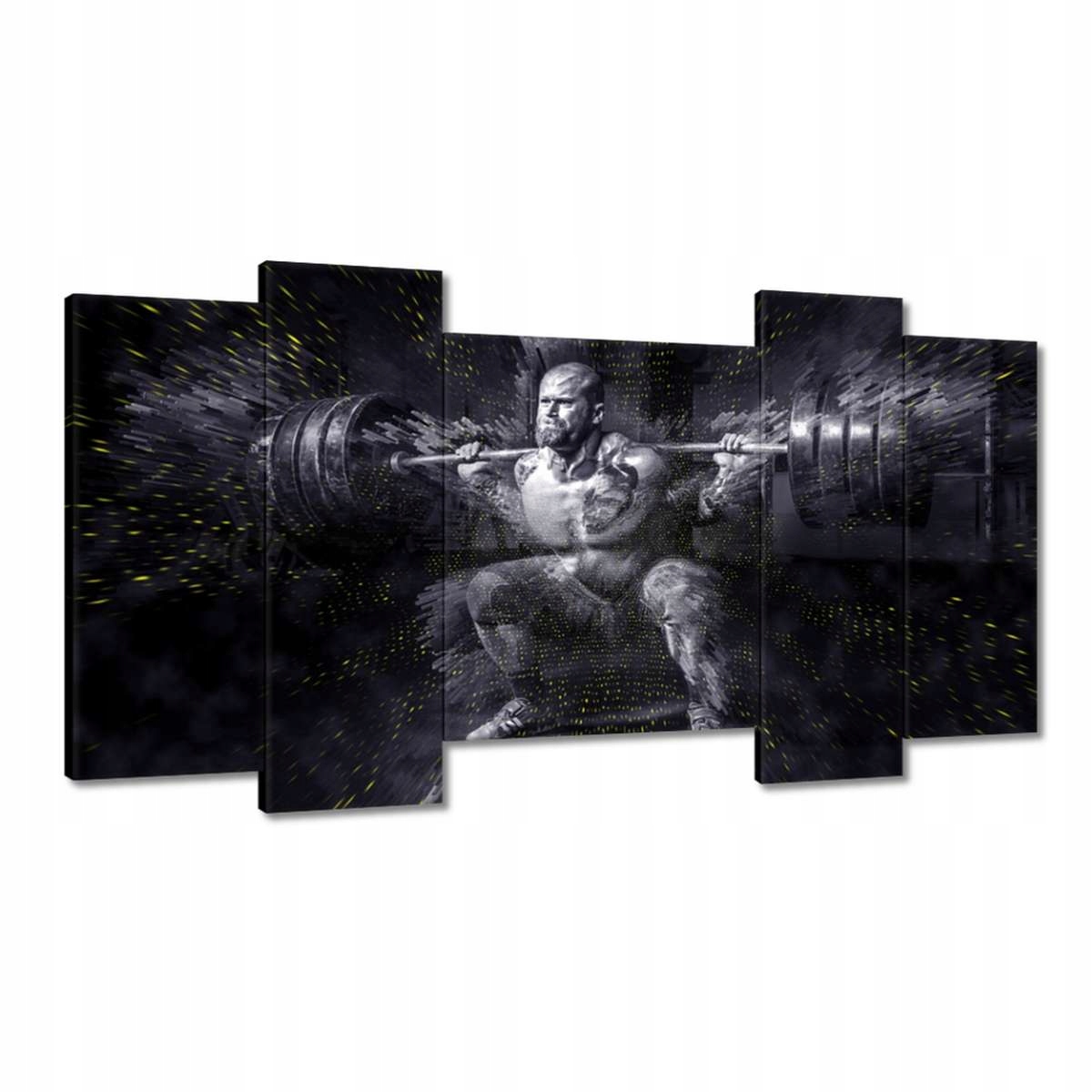 Obrazy 120x65 Strongman Posilovna Síla