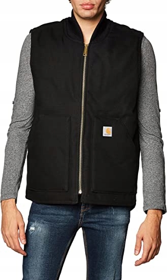 Carhartt Pánská Černá Vesta Na Zip XXL 6FA
