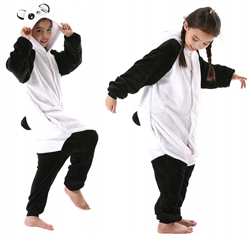 

piżama dres Panda Kigurumi Kombinezon 140-146-152