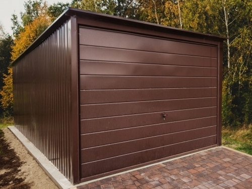 Farba na Dach ogrodzenie ocynk brązowy ciemny 8017 Pojemność 10 l