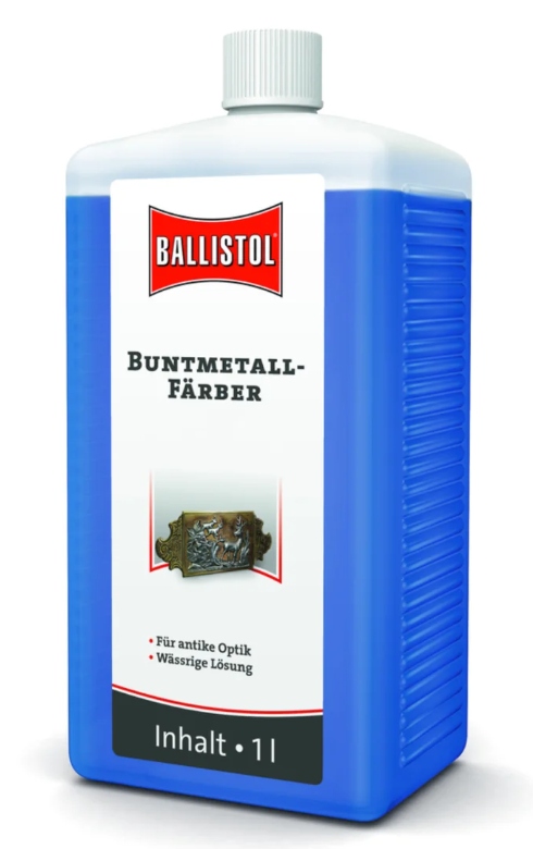Levně Ballistol Nerofor Barvivo na neželezné kovy Mosaz Měď Stříbro 1L