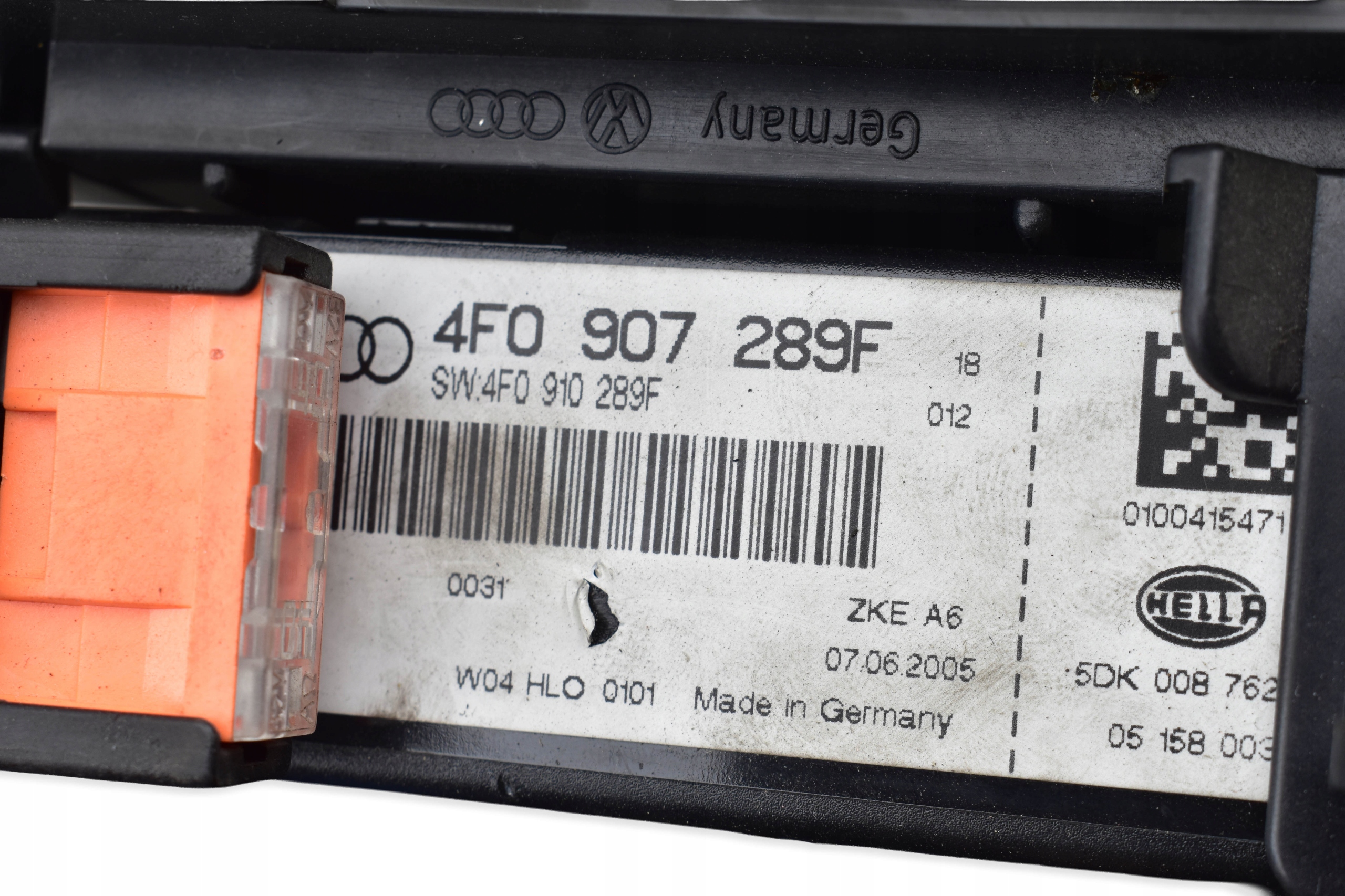 Unité commande confort AUDI A6 C6 4F0907289F