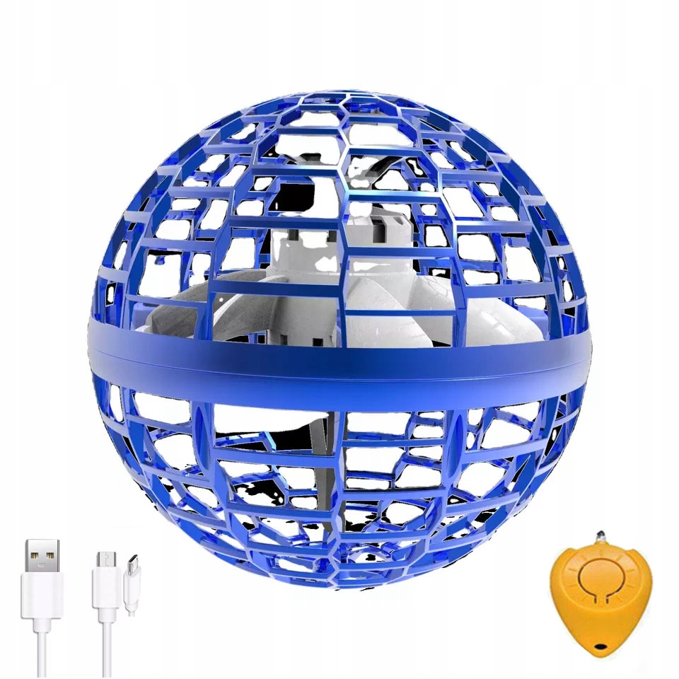 

Latająca Kula Dron Piłka Zabawka Usb Led