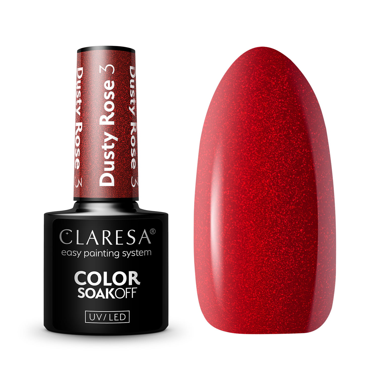 

Claresa Dusty Rose 3 Lakier hybrydowy do paznokci