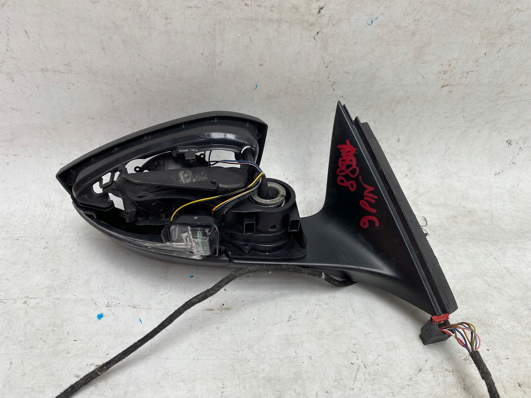 SKODA SUPERB 3 III 15- mirror right 9 PIN 3V0857934