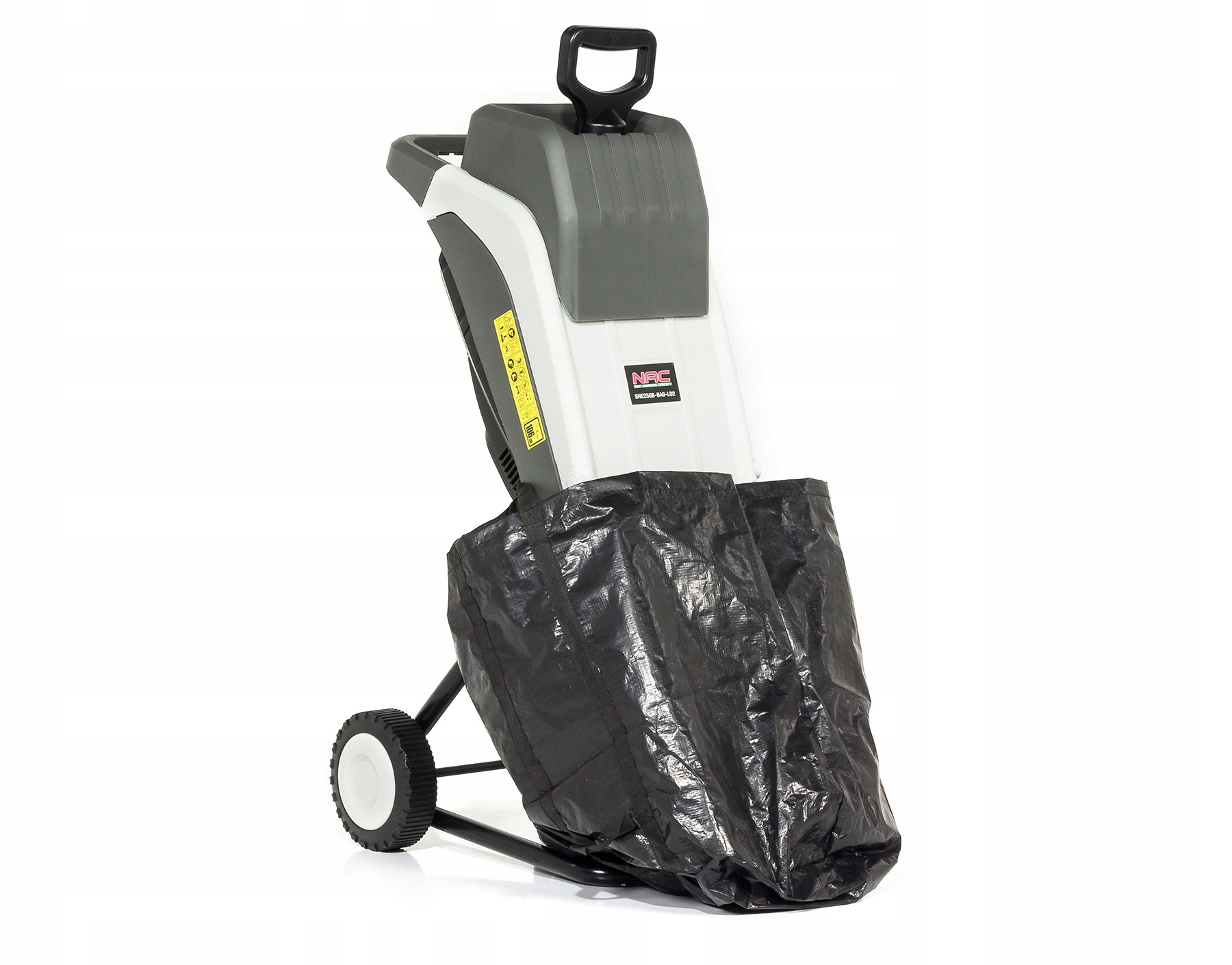 Nac Elektrický Drvič Konárov 2500W 45MM, Transportné Kolieska