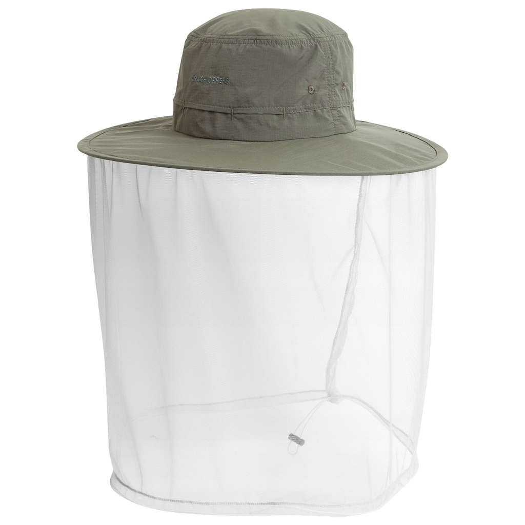 Klobouk s moskytiérou Craghoppers NosiLife Ultimate Hat II Green M/L