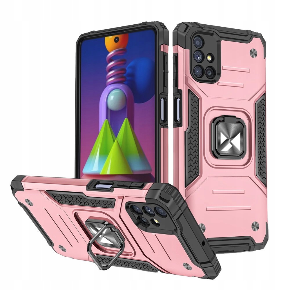 

Etui Ring Armor Case do Samsung Galaxy M51 + Szkło