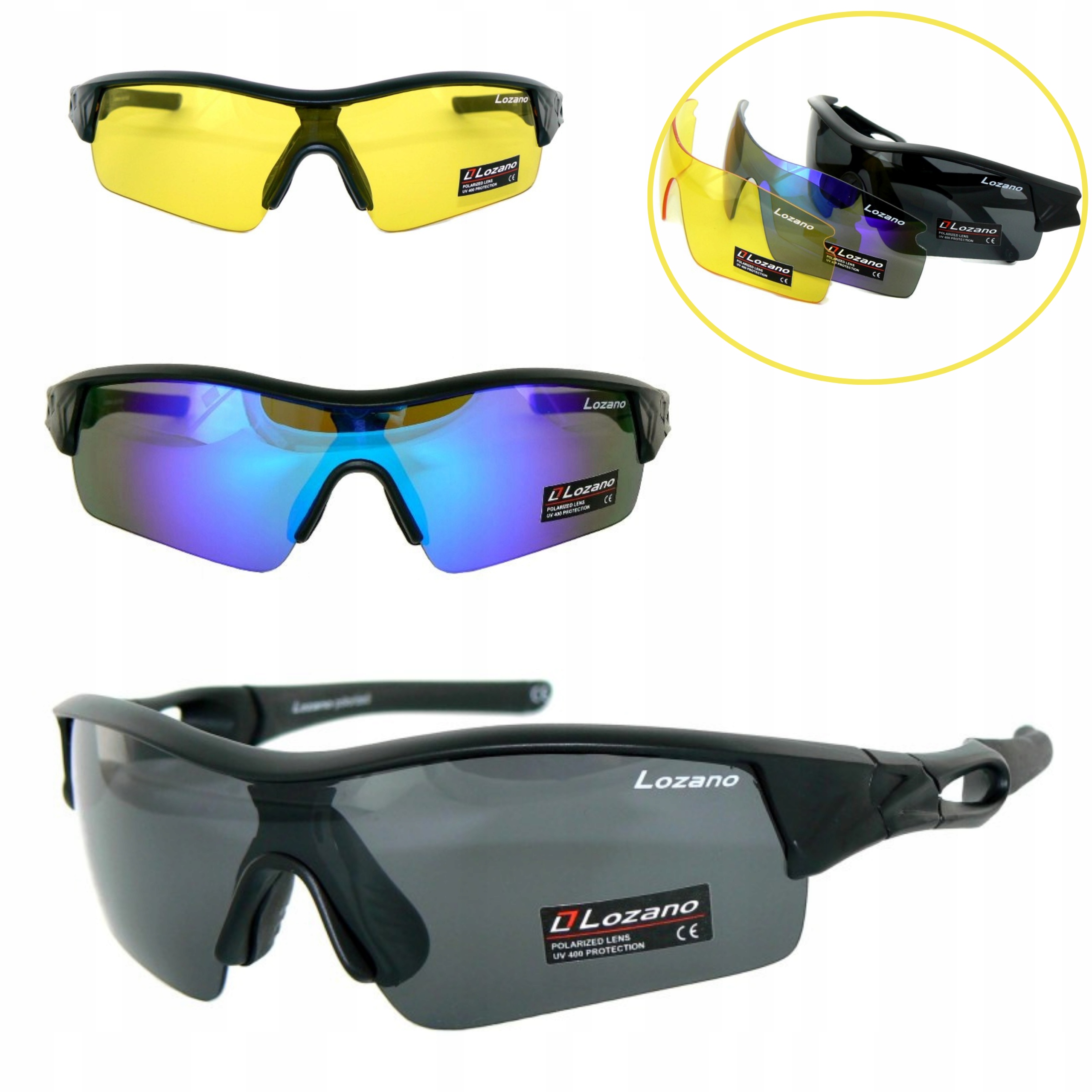 Polarizační Brýle Pro Jízdu V Noci Do Auta UV400 – Vyměnitelné Čočky