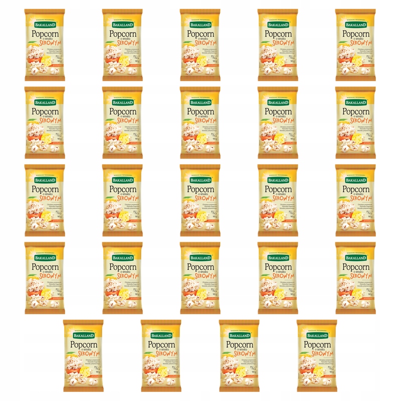 Sýrový popcorn 90G Bakalland X24