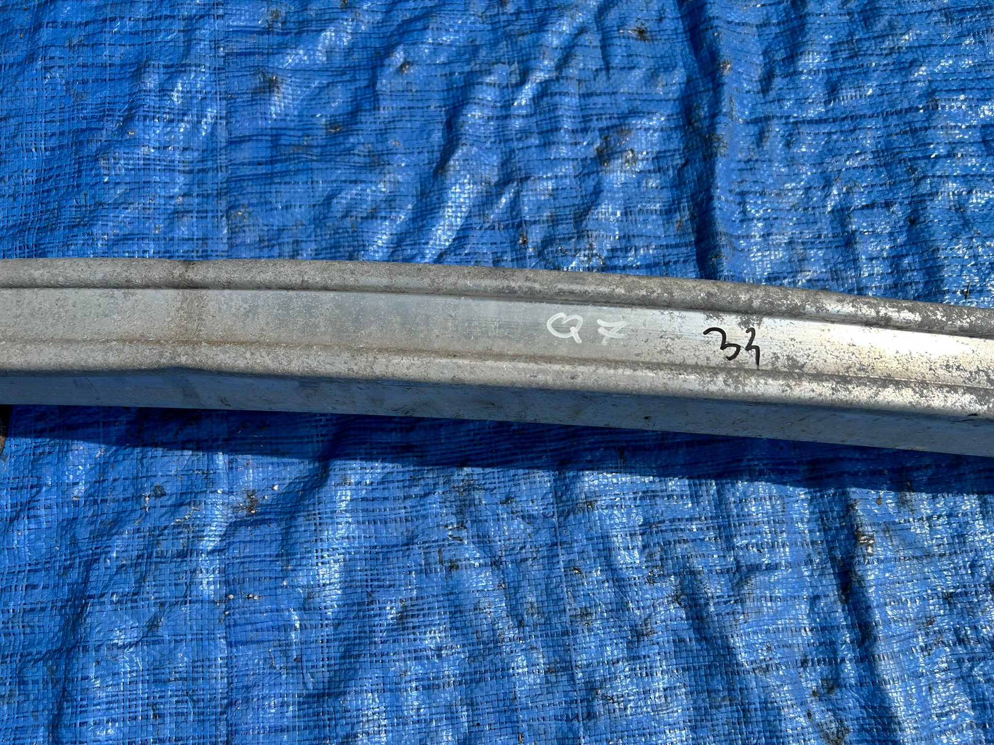pillar bumper support rear part rear AUDI Q7 4L