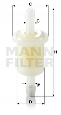 

Mann-Filter Wk 21 (10) Filtr paliwa