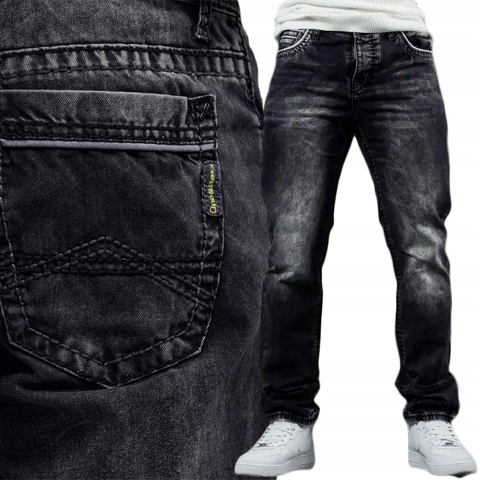 Cipo Baxx Džínové kalhoty Pravidelná nit Kontrast Přetíratelné