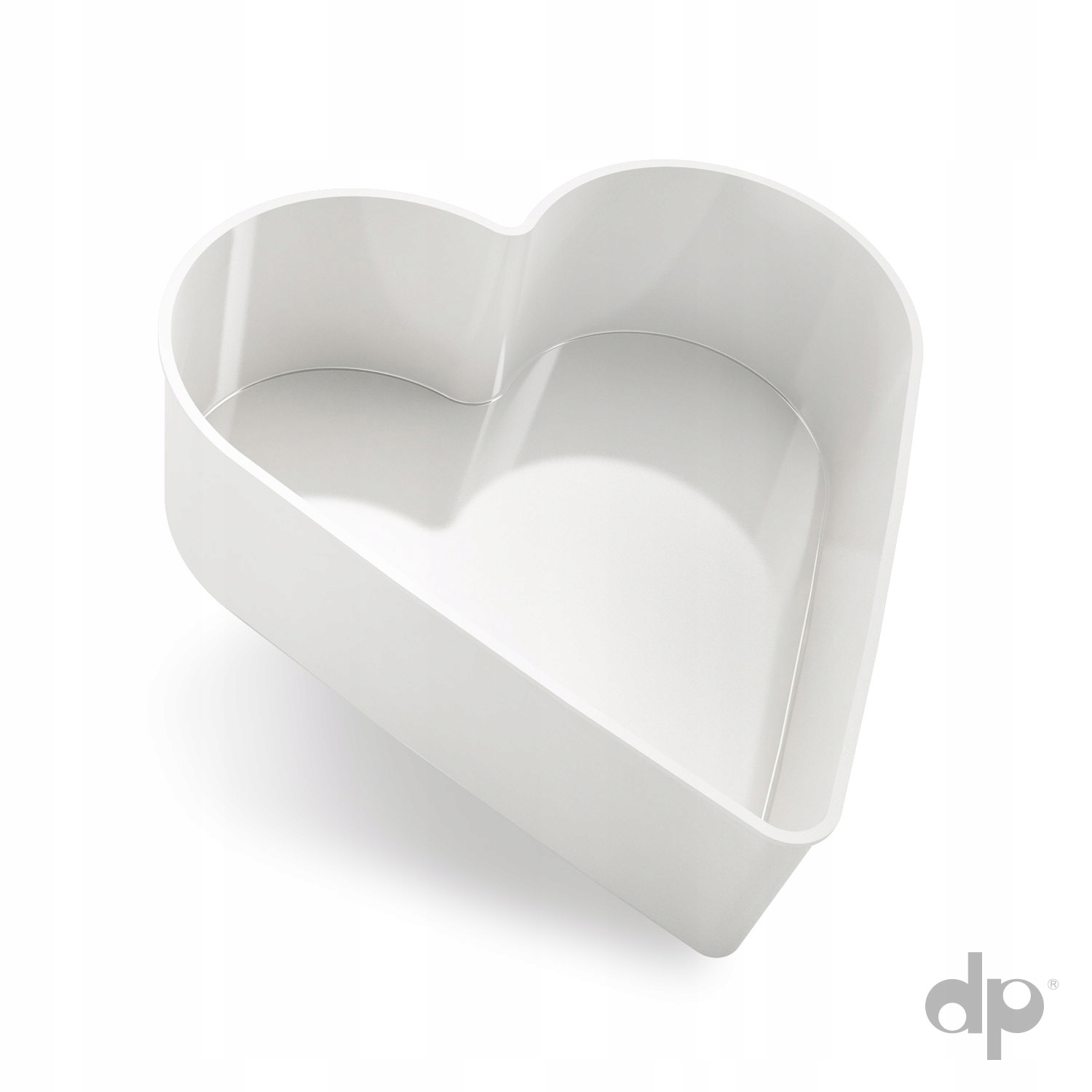 DONICZKA SERCE DO KOMPOZYCJI BIAŁA PLASTIKOWA