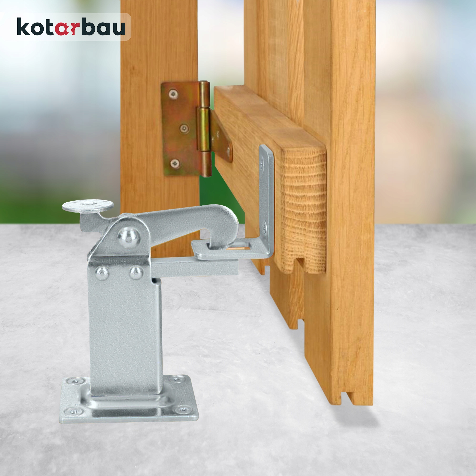 PODPÓRKA BLOKADA OGRANICZNIK DRZWI FURTKI BRAMY DO PODŁOGI OCYNK STOPKA Kod producenta 9076