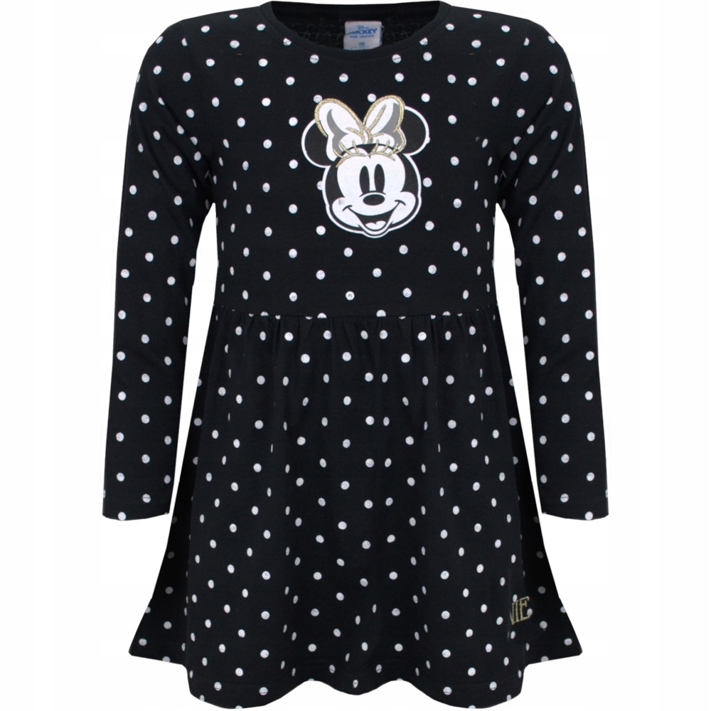 

Sukienka Myszka Minnie czarna w grochy 122