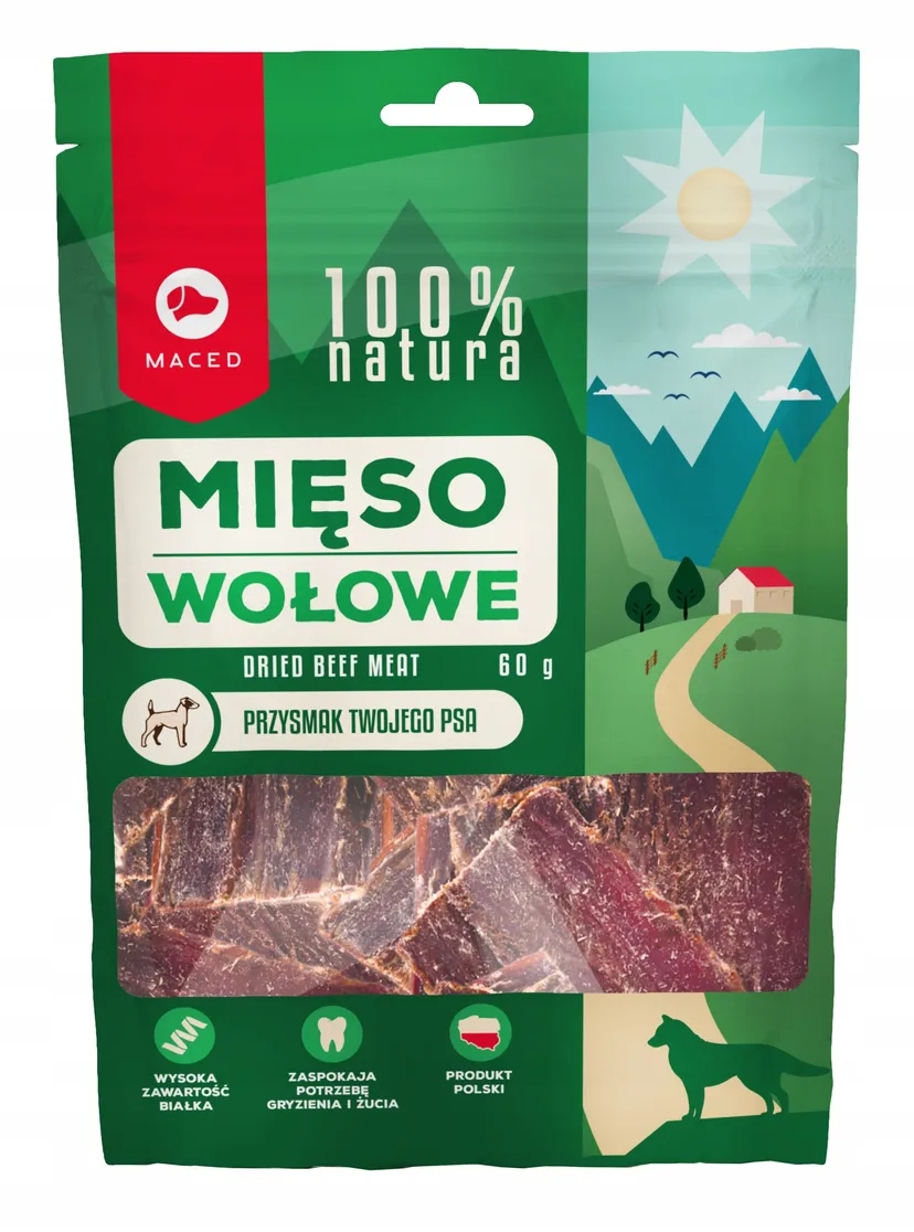 4x Maced 100% Natura Hovězí Maso 60 G