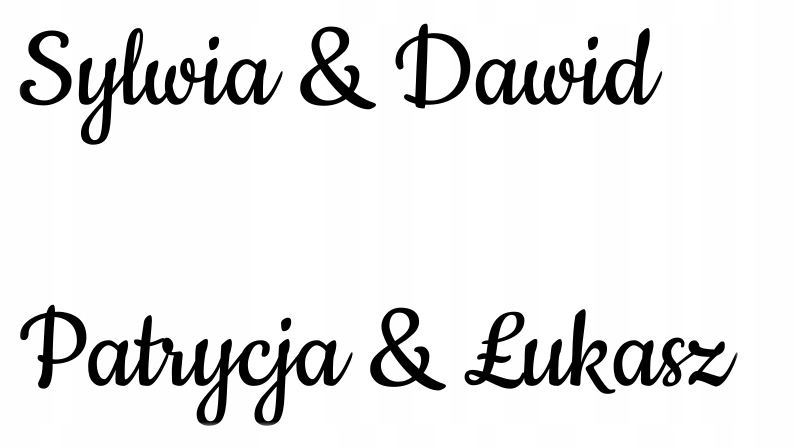 naklejka Twoje Imiona Data Kochanym Rodzicom Kod producenta COMMNS001000