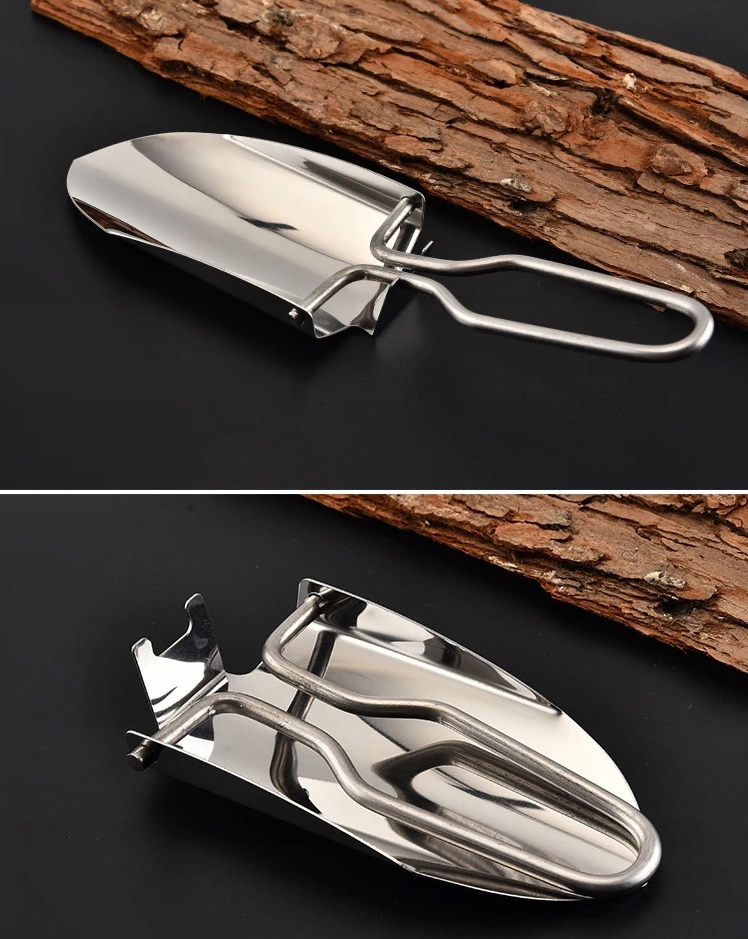 SAPERKA turystyczna STALOWA SKŁADANA ŁOPATKA MAŁA + ETUI SP6 Waga 150 g