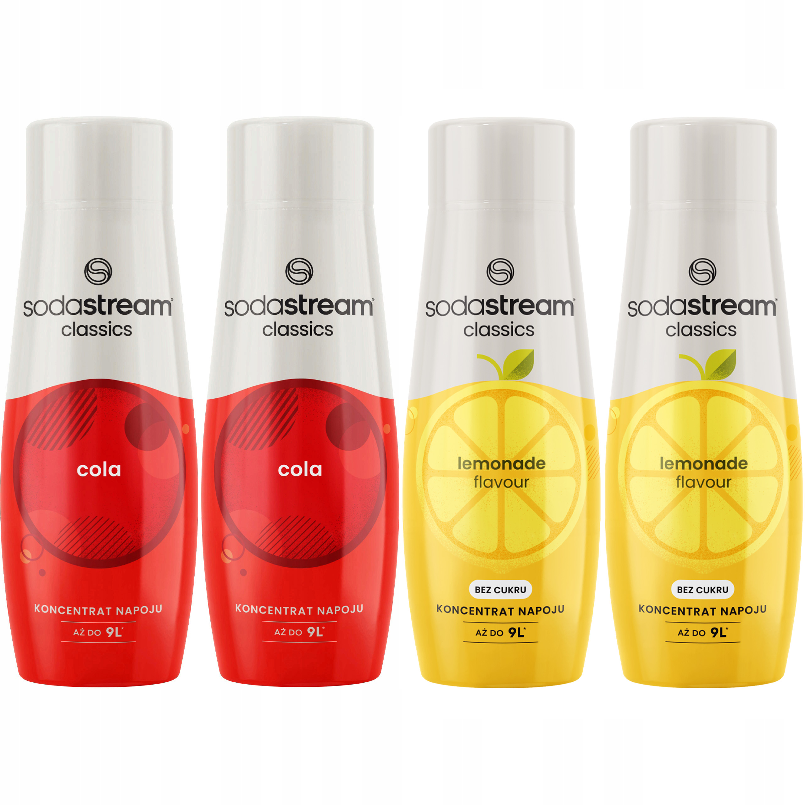 Levně Sodastream Sada koncentrátů 2xCola 2xLemonáda Zero.