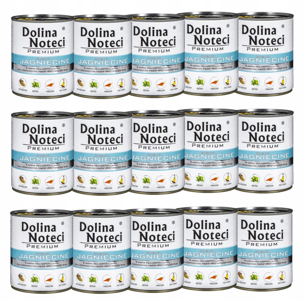 Levně Krmivo pro psy Dolina Noteci Jehněčí 15x800 g