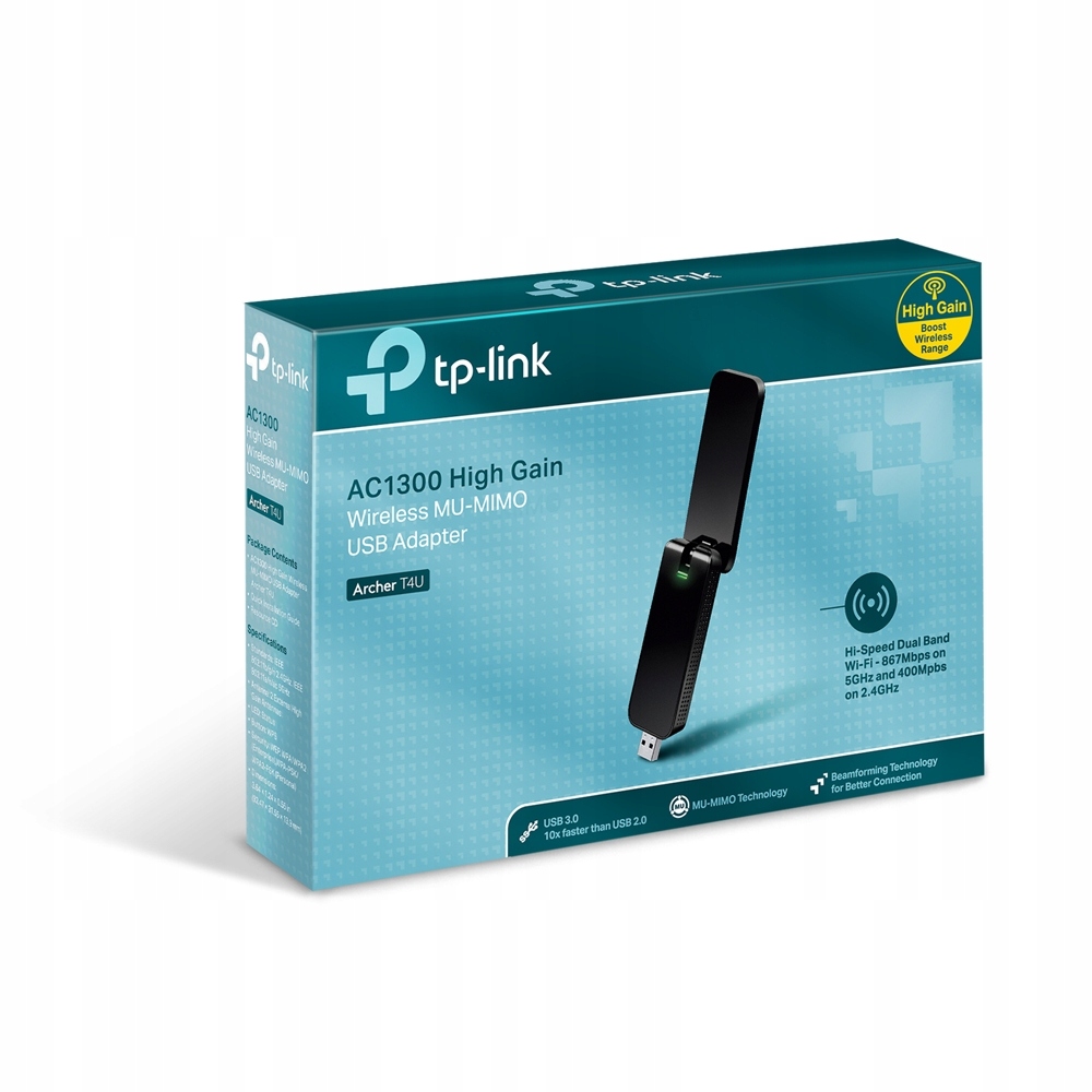 Tp-link Síťová Karta Archer T4U Usb 3.0 AC1300
