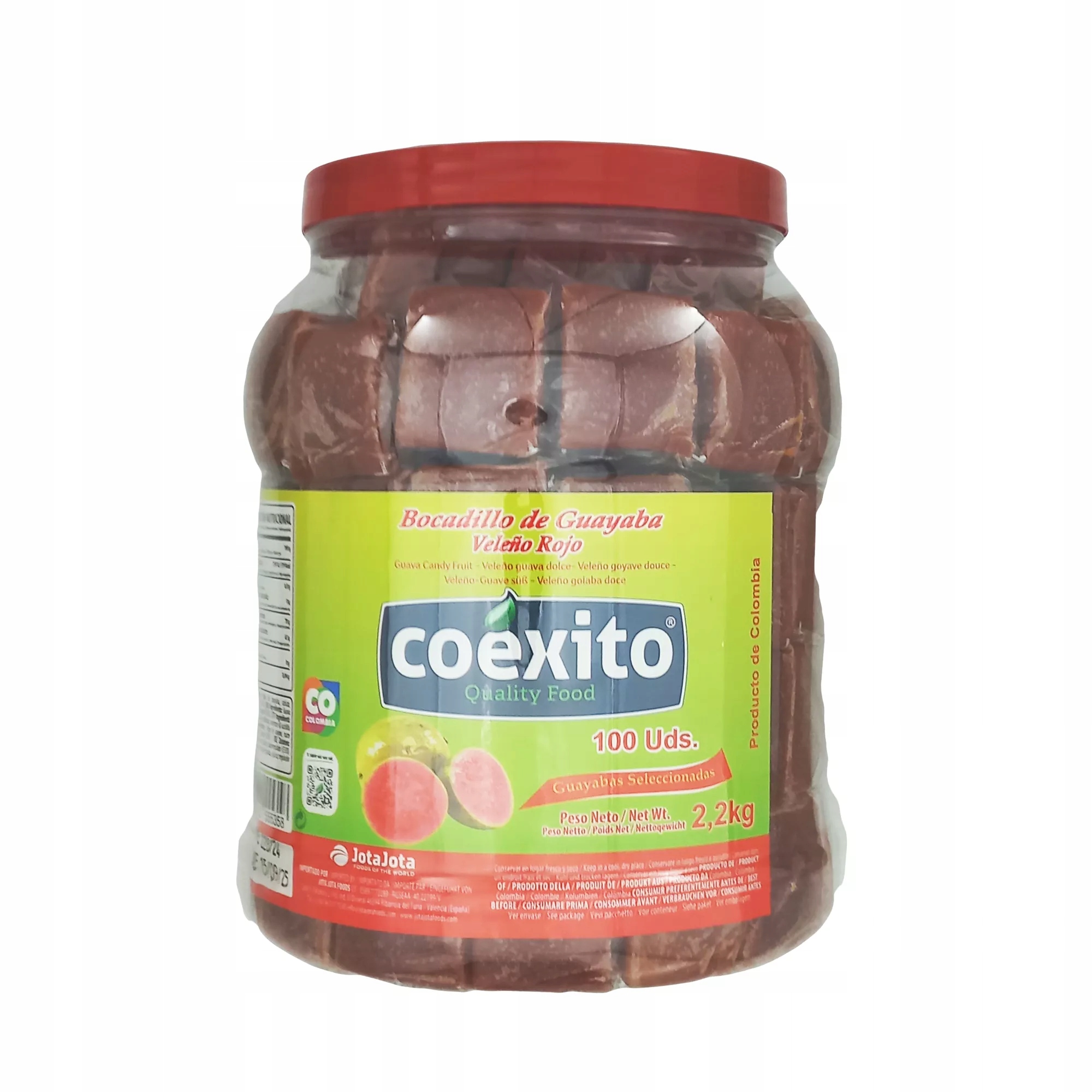 Levně Svačinka sladká z guavy Bocadillo de Guayaba Rojo Coexito 2,2kg