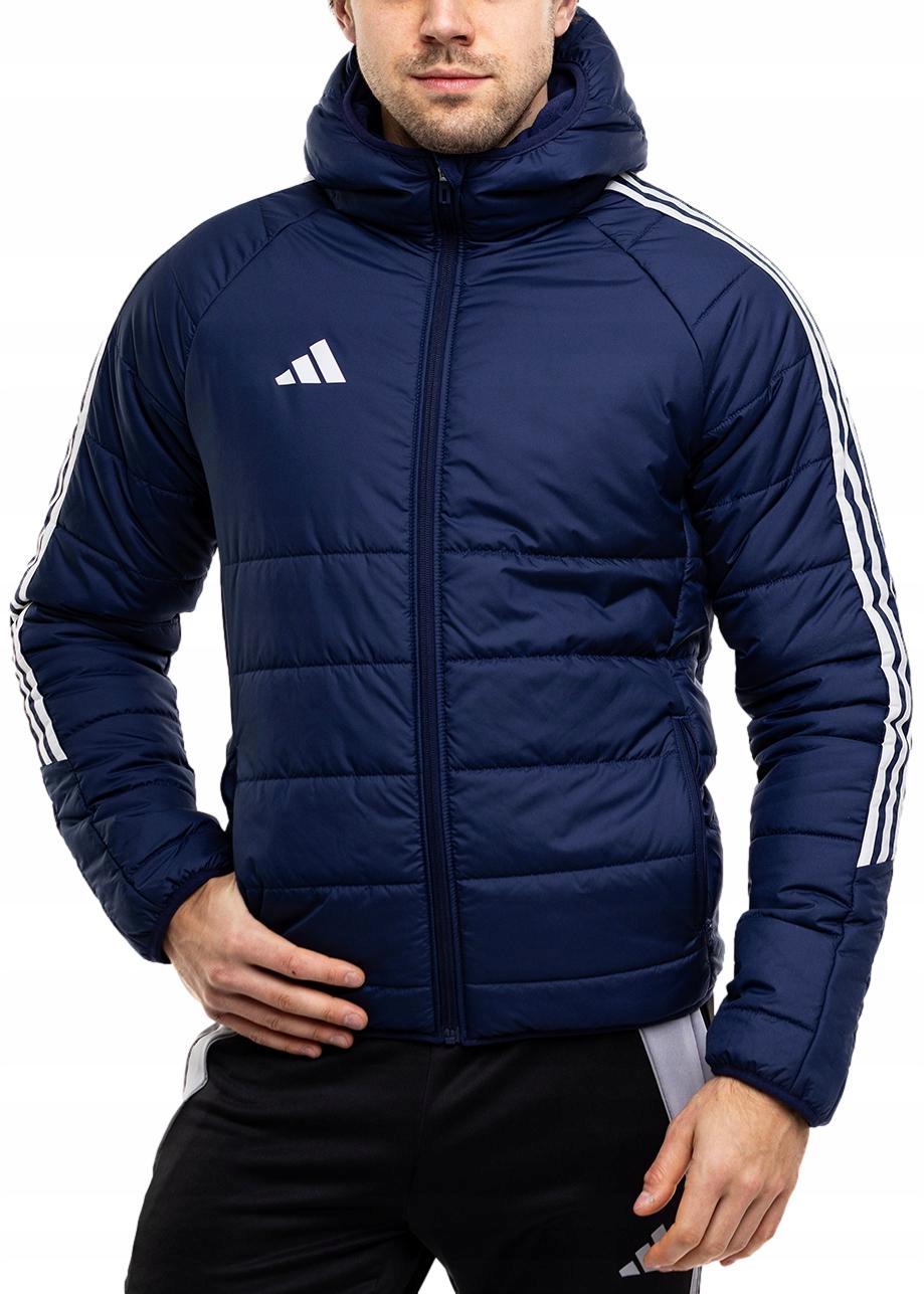adidas Pánská zimní bunda s kapucí teplá sportovní Tiro 24 vel. S