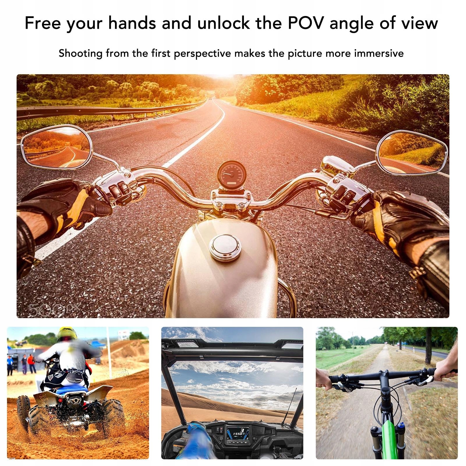 Mocowanie Pod Brodę Do Kasku Motocyklowego Kamery Sportowej GOSHYDA — miniatura 4