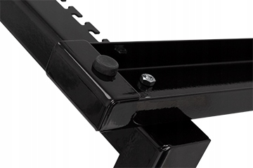 Stojak RACK 19" 2U, Czarny Statyw Rack Stalflex Kod producenta STR19-2U-B