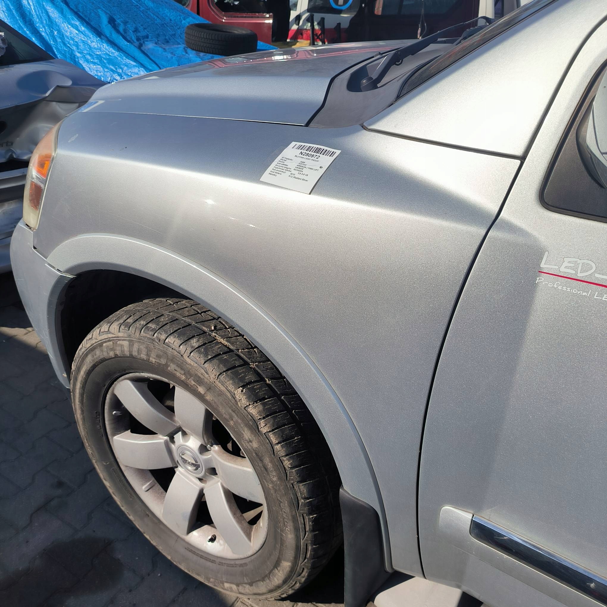 parafango sinistra anteriore K12 NISSAN ARMADA e TA60 LIFT