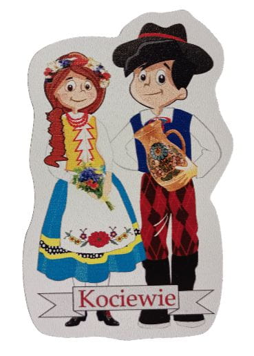 

Magnes Drewniany Folk Para Kociewska