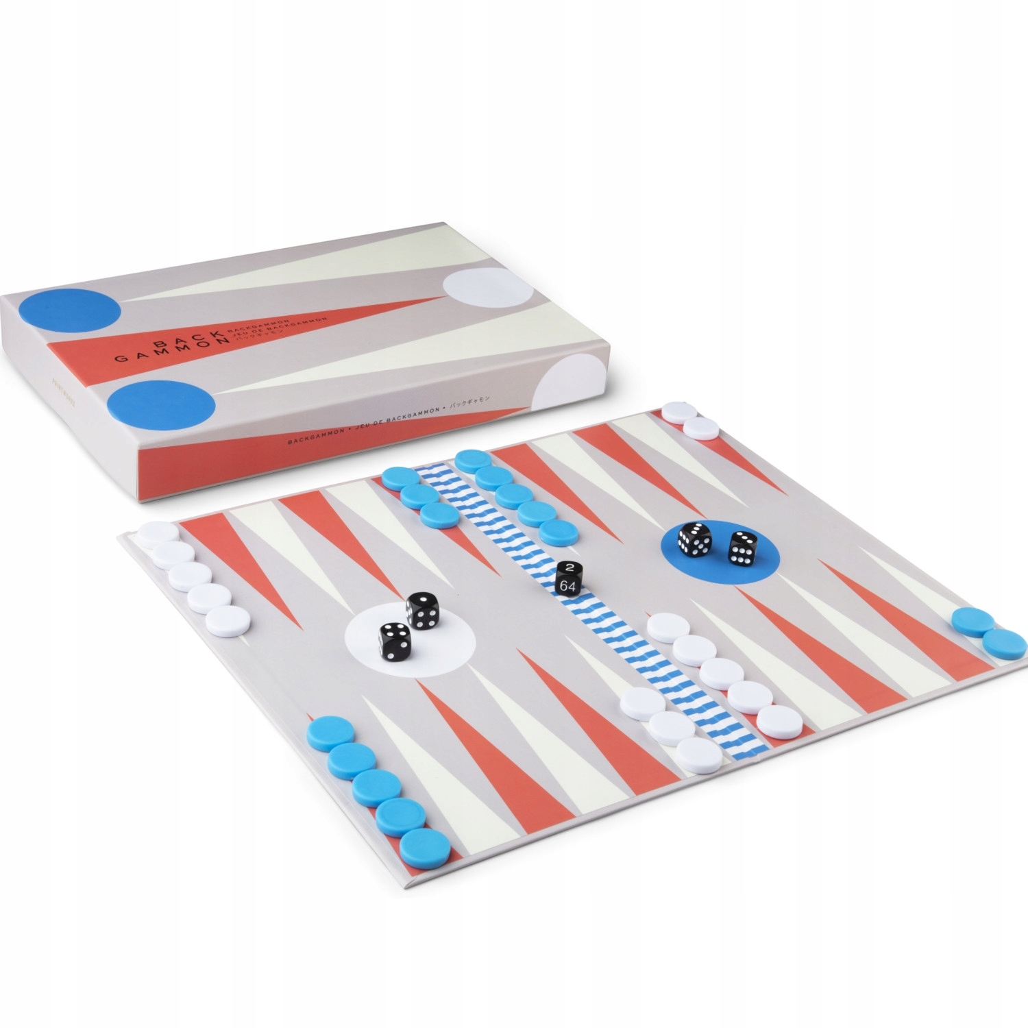 Printworks Backgammon (Tryktrak) -Gra planszowa,PRINTWORKS Minimalna liczba graczy 2