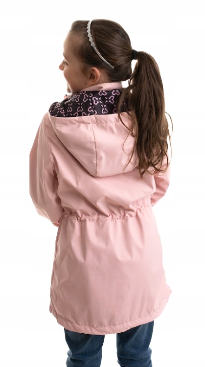 KURTKA PARKA WIOSENNA dziewczęca DWUSTRONNA r.164 cm Wiek dziecka 13 lat +