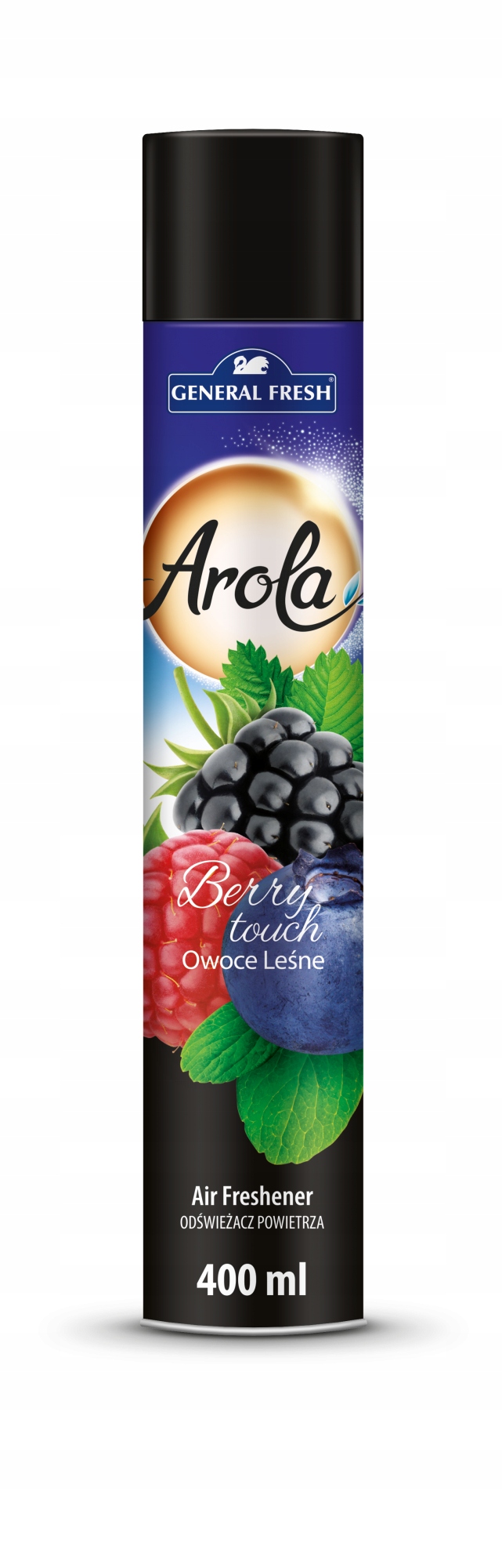 

Odświeżacz powietrza spray Arola 400 mlOWOCE Leśne