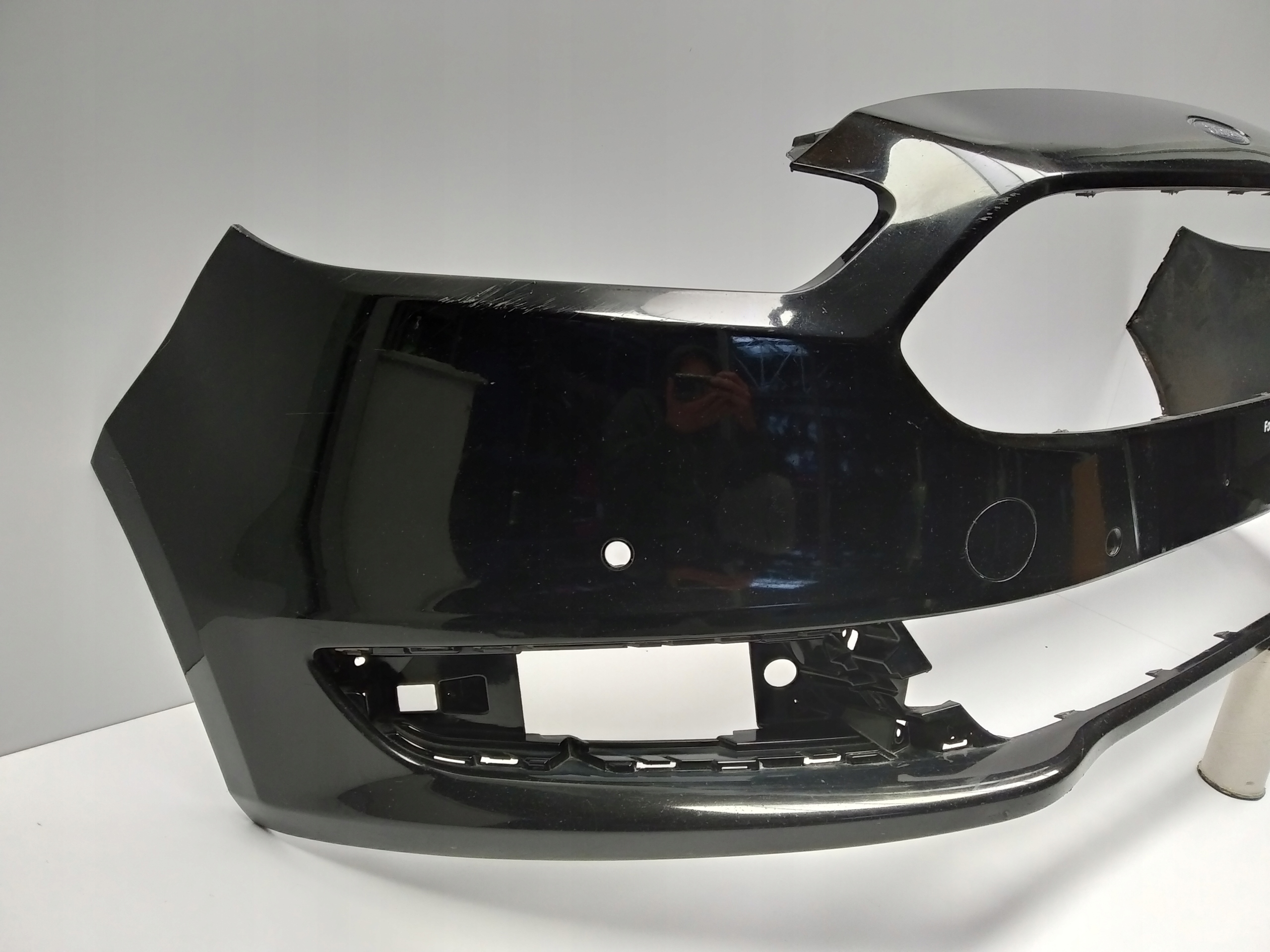 2015r- Ford Galaxy III mk 3 Mk3 bumper front 4xPDC black before lift