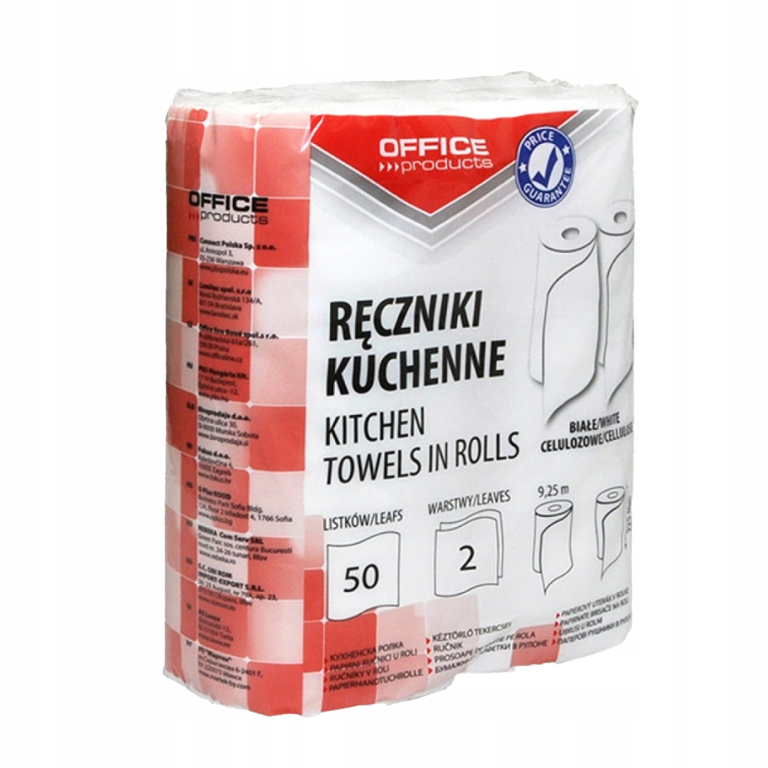 

Ręcznik Kuchenny Papierowy Celuloza 2 szt. Rolki