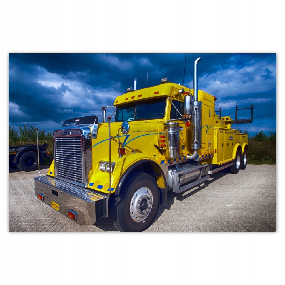 

Plakaty 93x62 Żółty holownik ciężarówek