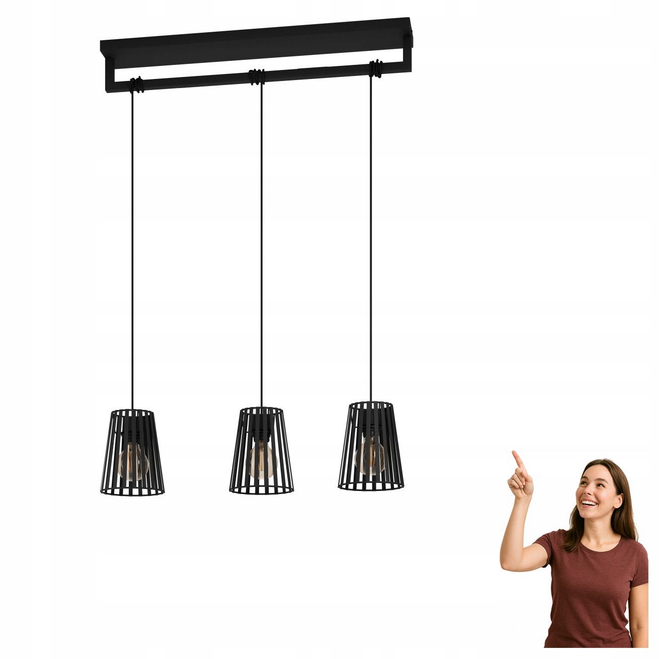 Závěsná lampa Bogota 390003 Eglo