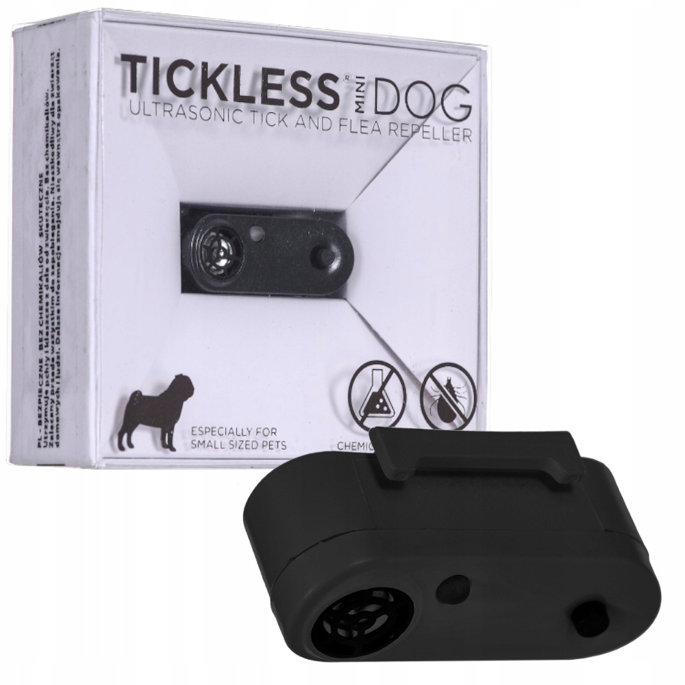 Levně Na Klíšťata Odpuzovač Ochrana pro zvířata Tickless Mini Pet Černý