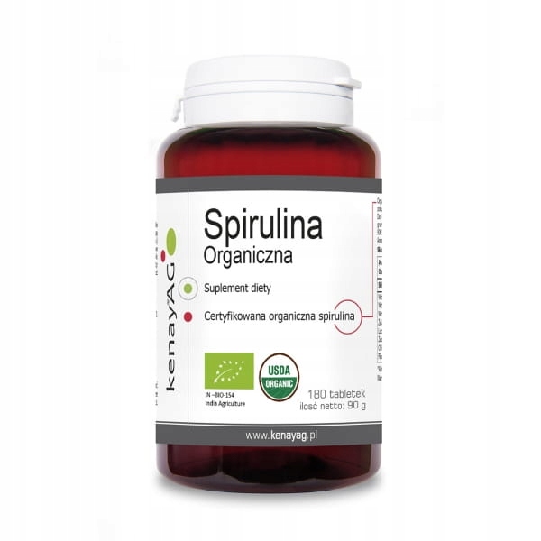 

Spirulina Organiczna (180 tabletek) Kenay