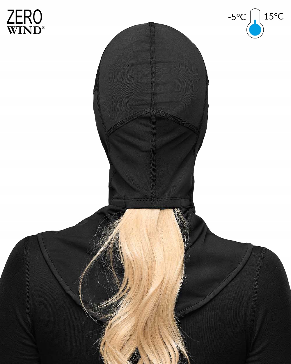 Motocyklová termoaktivní lyžařská kukla pod helmu, zimní, dámský poník