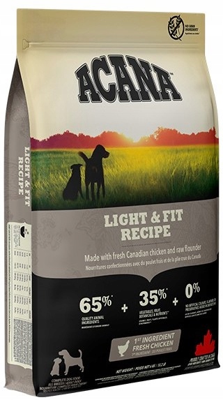 Acana Heritage Light And Fit Drób Ryby 6 kg